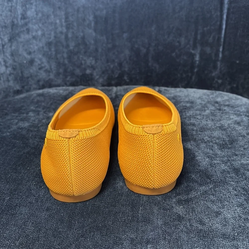 Vivaia aria pointed toe ballet flat mustard yellow - Picture 4 of 6